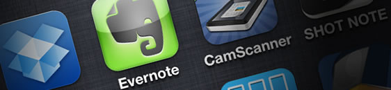 iOS版Evernoteの新規ノートは美味しそうでした。